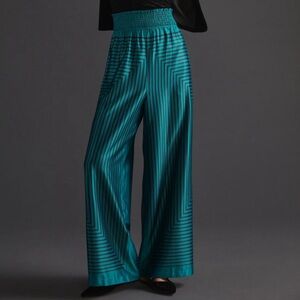 Anthropologie Hutch NWT Geo Wide Leg Pants M